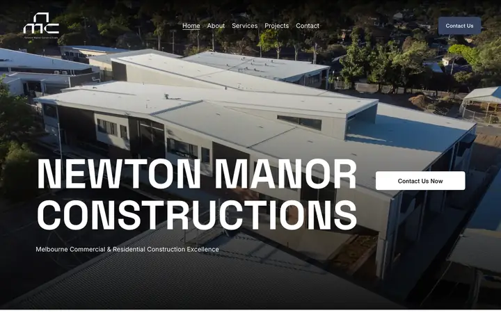 Newton Manor website homepage